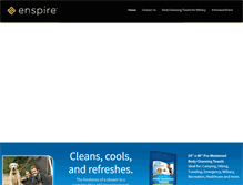 Tablet Screenshot of enspireproducts.com